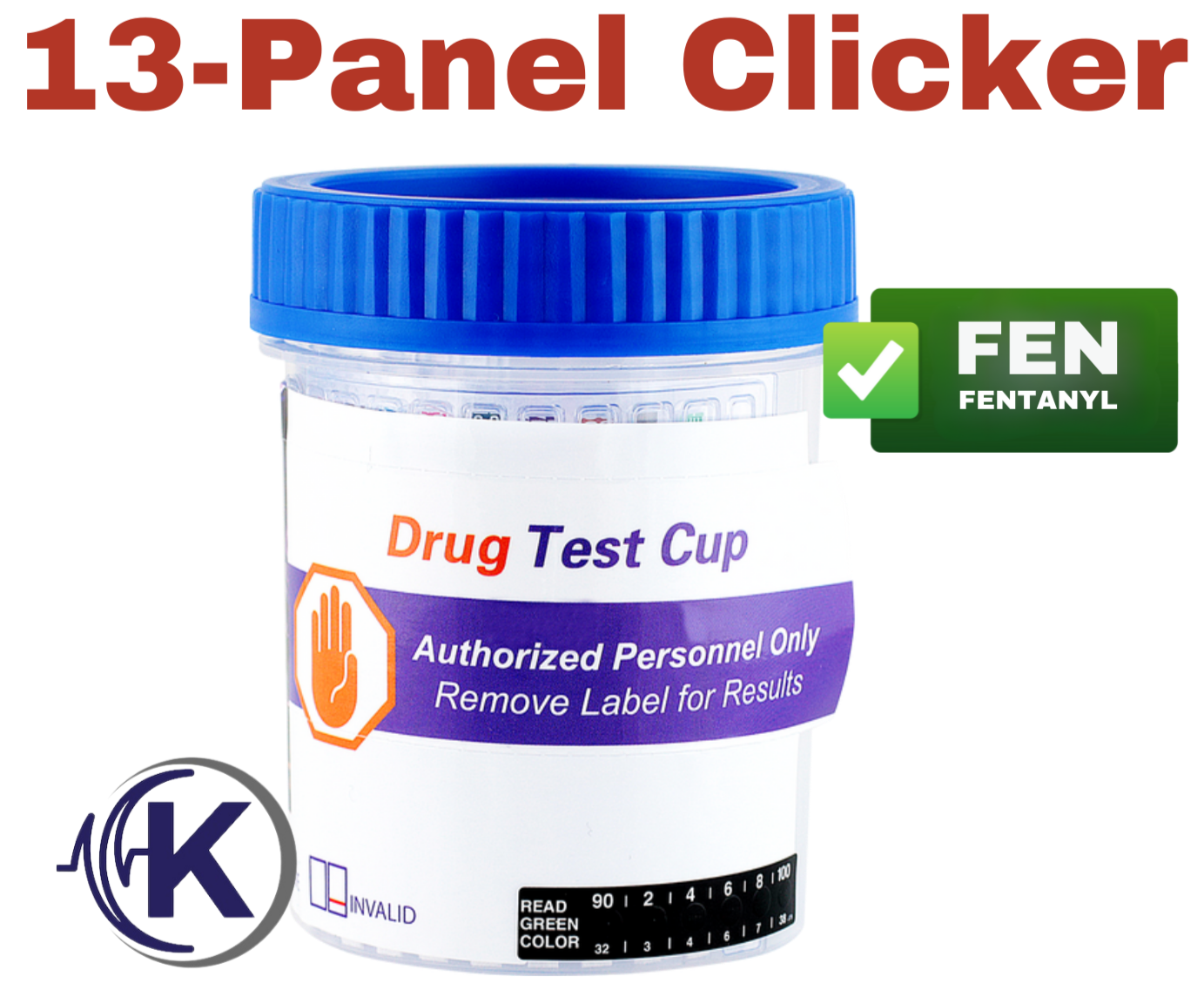 13-Panel Clicker Drug Test Cup W/ FEN (6135) CLIA Waived