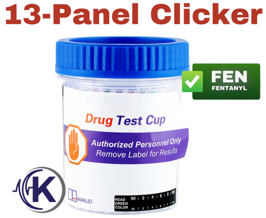 13-Panel Clicker Drug Test Cup W/ FEN (6135) CLIA Waived