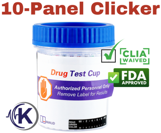10-Panel Drug Test Cup CLIA-Waived (8104)