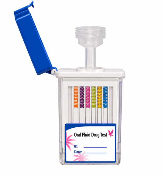 10-Panel Saliva Test - KS/GBDSA-318105 with Saturation Indicator