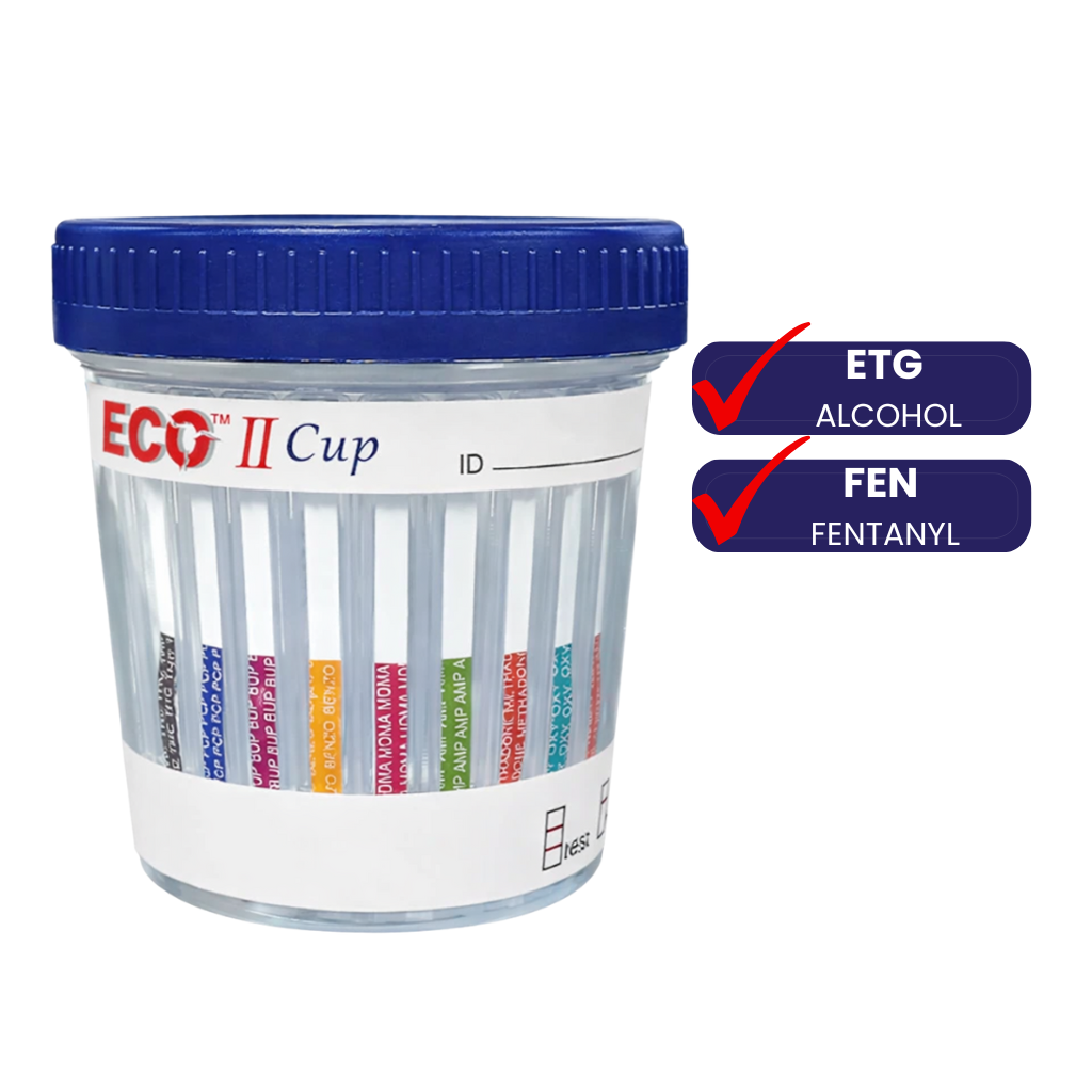 14-Panel ECO-II Drug Test Cup w/ ETG & FEN (13134) – Kay Scientific