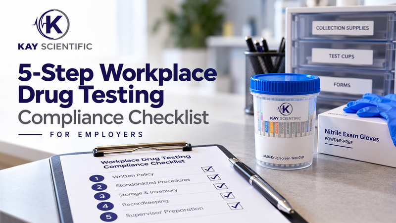 5-Step Workplace Drug Testing Compliance Checklist for Employers