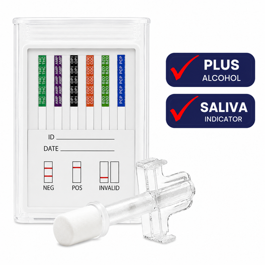 11-Panel Oral Cube Saliva Test W/ Alcohol (17104)