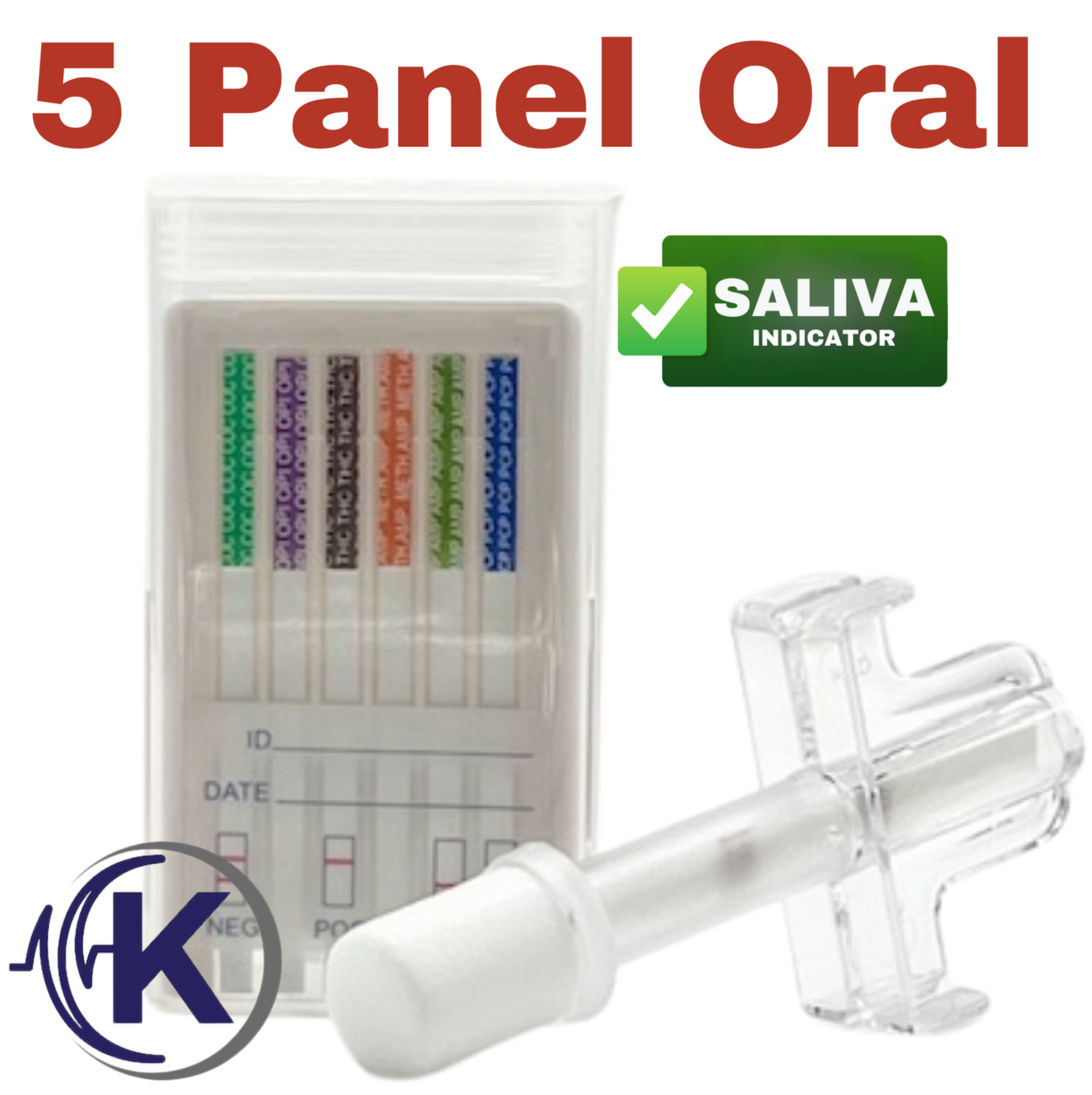 Instant Saliva Testing 5-Panel Oral Cube Saliva Test (254) – Kay Scientific