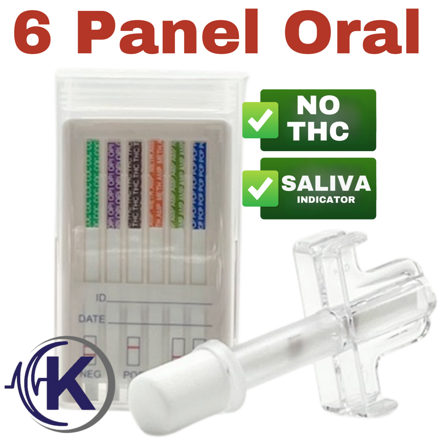 6-Panel Oral Cube Saliva Test NO THC (6564)