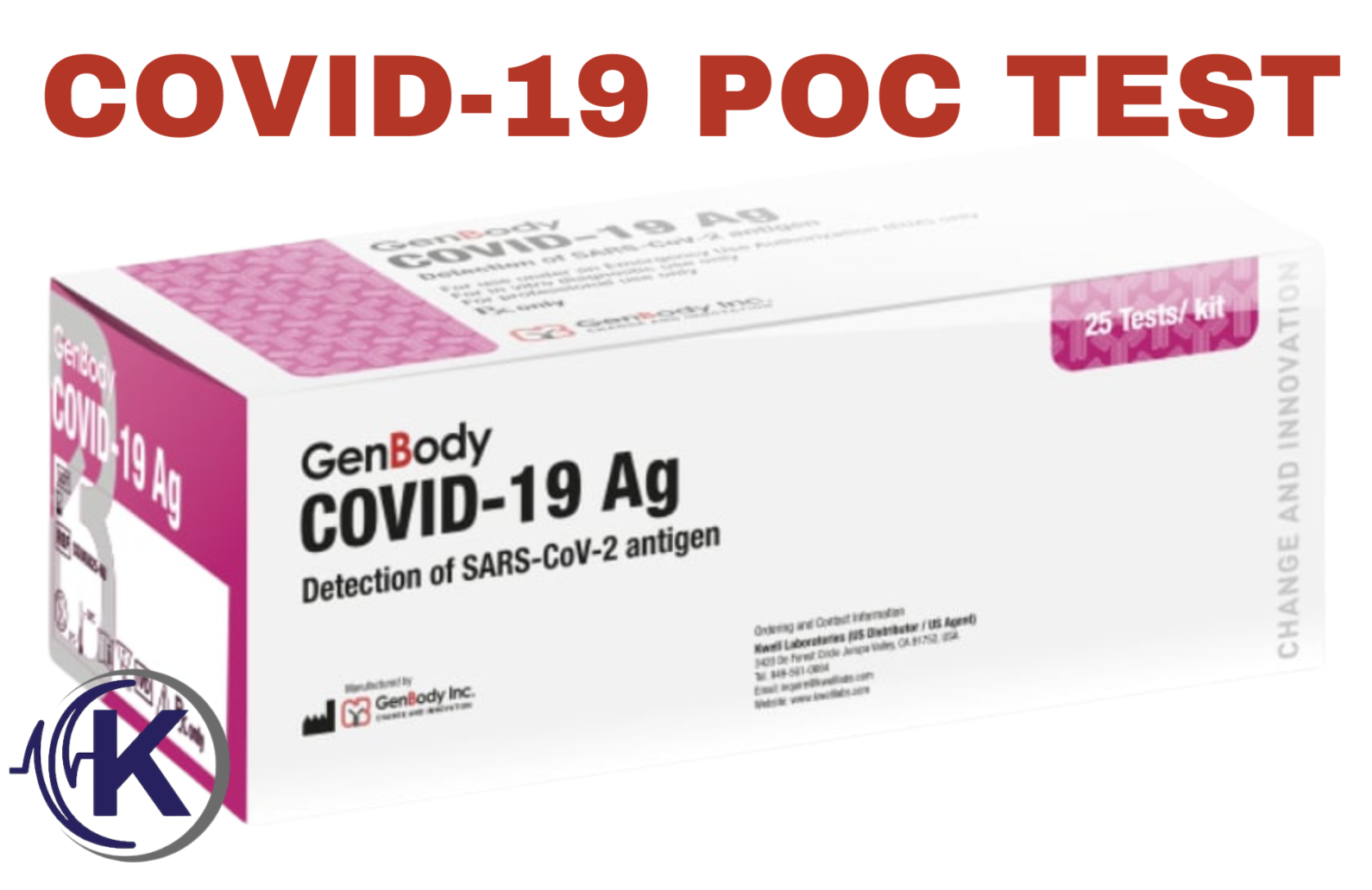 GenBody COVID19 (POC) Antigen Rapid Test Kay Scientific