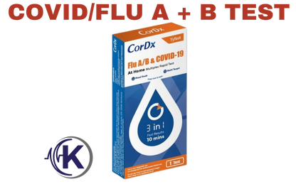 CorDx TyFast Flu A/B & Covid-19, 3 in 1 (At Home)