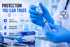 Diamond IF40 Powder-Free Blue Nitrile Industrial Gloves
