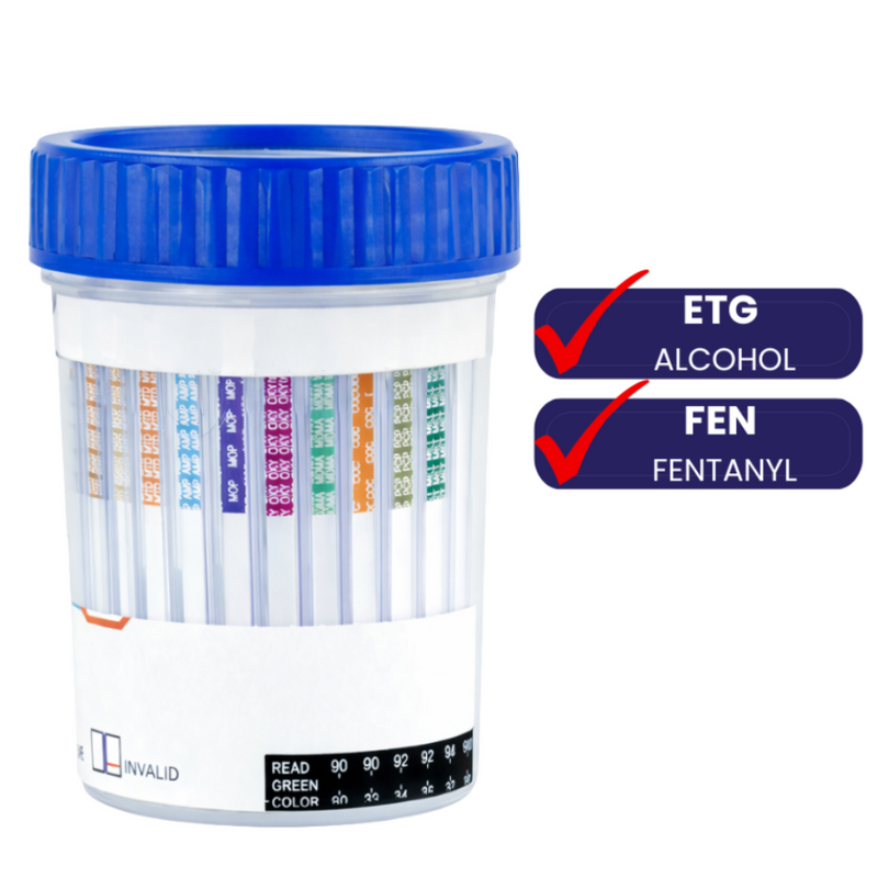 14-Panel Clicker Drug Test Cup w/ ETG & FEN (6145EF1)