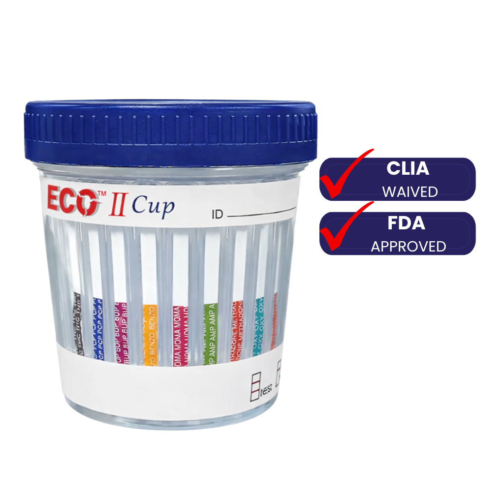 12-Panel ECO-II Drug Test Cup (13124) – Kay Scientific