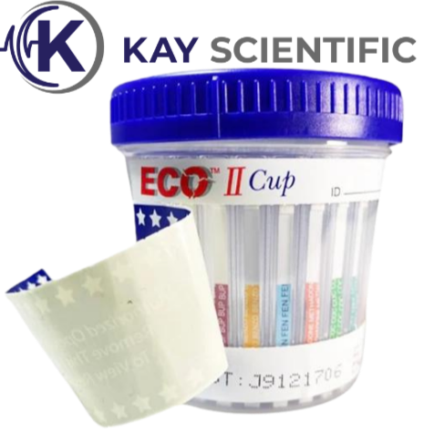 12-Panel ECO-II Drug Test Cup W/ ADU CLIA WAIVED (13124 W/AD)
