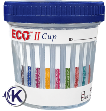 12-Panel ECO-II Drug Test Cup W/ ADU CLIA WAIVED (13124 W/AD)