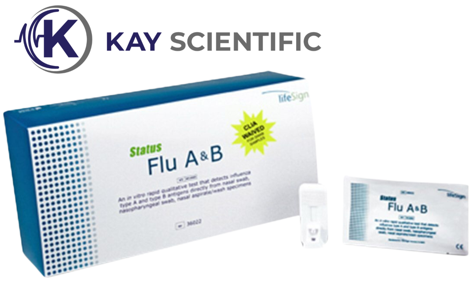 Lifesign Status™ Flu A+B Test – Kay Scientific
