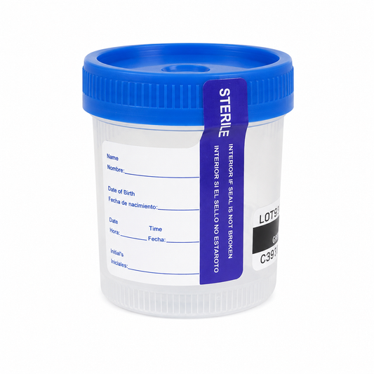 90 mL Sterile Urine Specimen Cup with Temperature Strip