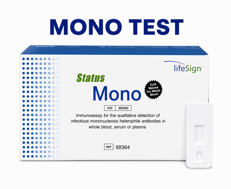 Status™ Mono (Rapid Heterophile Antibody Test for Infectious Mononucleosis) CLIA Waived