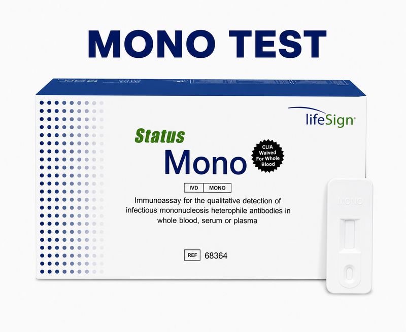 Status™ Mono (Rapid Heterophile Antibody Test for Infectious Mononucleosis) CLIA Waived