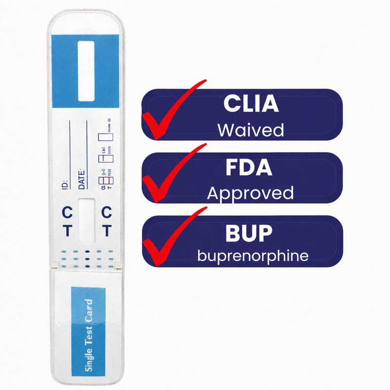 Single Test Dip Card, BUP